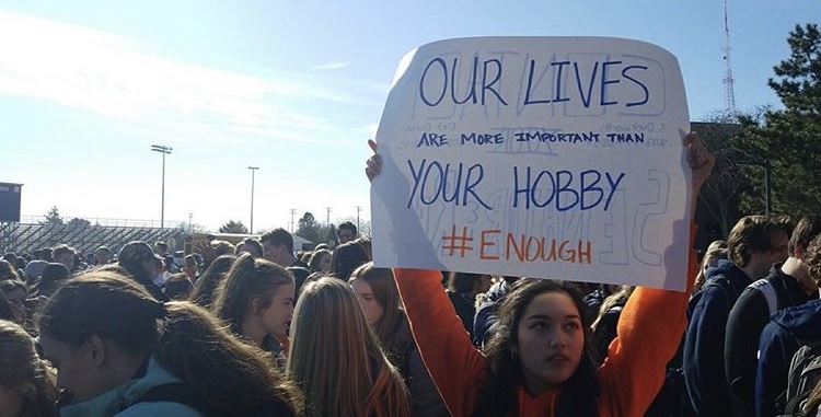 Students participate in nationwide school walkouts in effort to change gun laws