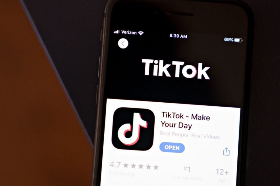 Image depicts how at one time the app Tik Tok was not available to be downloaded in the Apple App store.