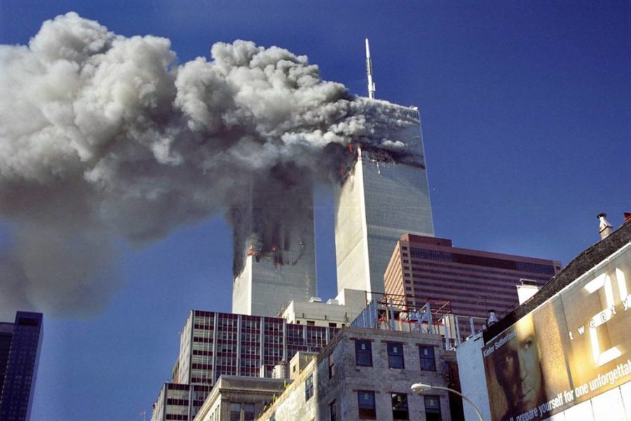 World Trade Center 9/11/01 attack memorial photo