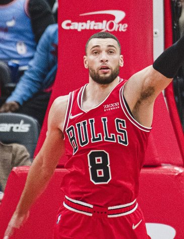 Game On: Zach Lavine shows hes open for a pass in a recent 2022 game. Levine has averaged 24.5 points per game this season.